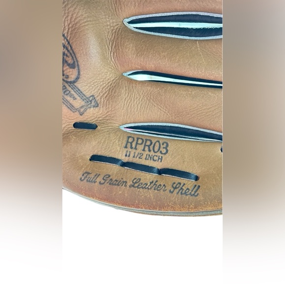Rawlings RPRO3  The Mark of a Pro Baseball MITT Leather THE GOLDEN GLOVE 11.5” - Picture 6 of 11